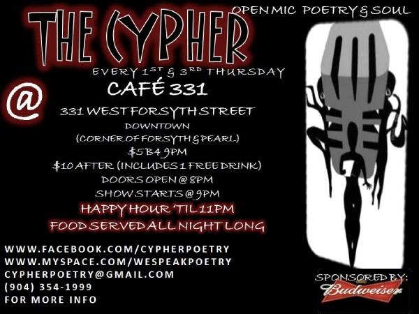 The Cypher - every 1st and 3rd  Thursday
